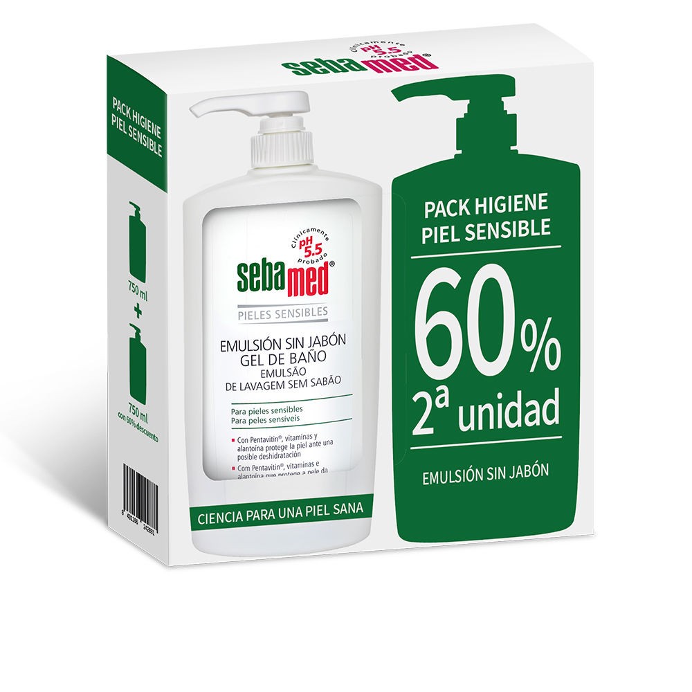 Sebamed EMULSIN SIN JABN gel de bao promo 2 x 750 ml Unisex