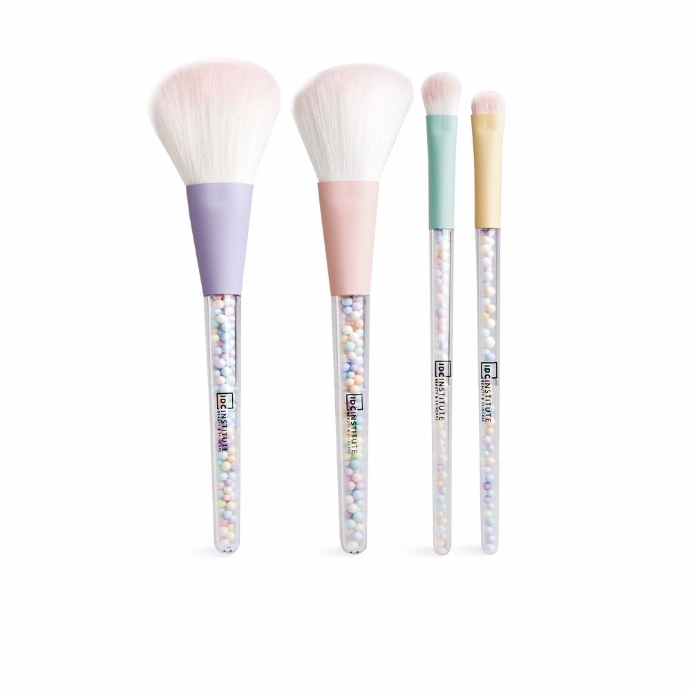 Idc Institute CANDY MAKEUP BRUSHES LOTE 4 pz Unisex
