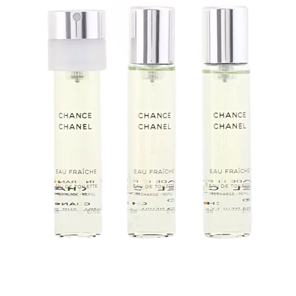 Chanel CHANCE EAU FRACHE edt vapo twist spray 3 refills x 20 ml Donna