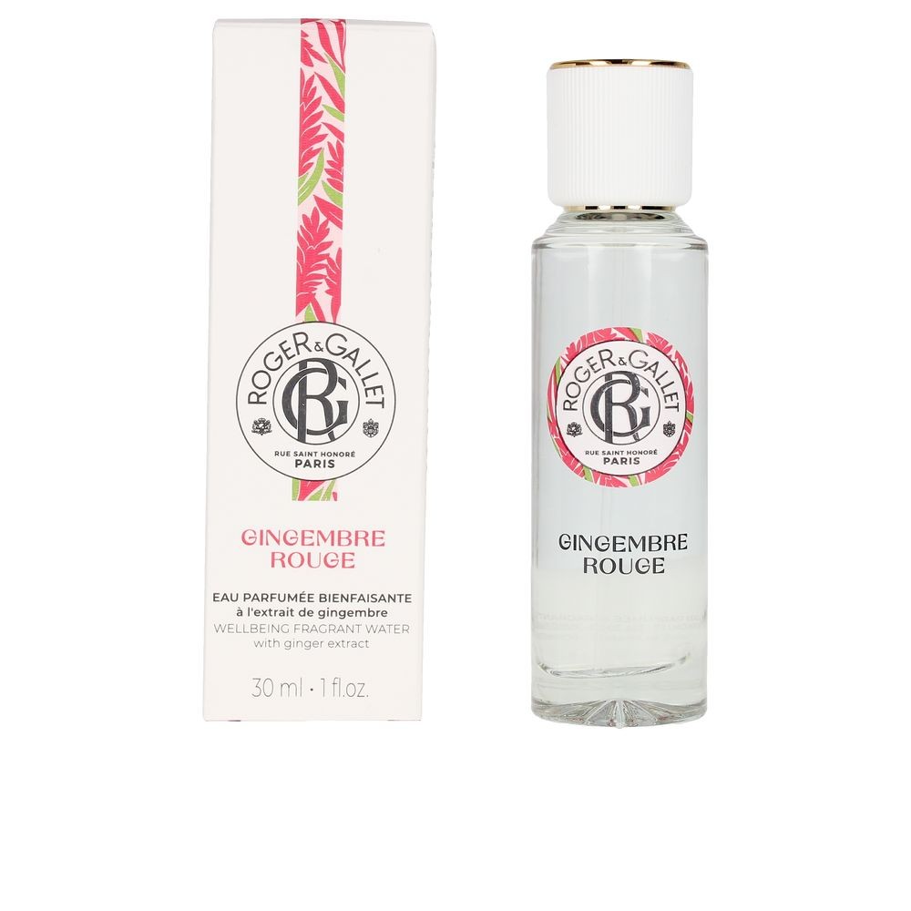 Roger Gallet GINGEMBRE ROUGE agua perfumada bienestar 30 ml Unisex