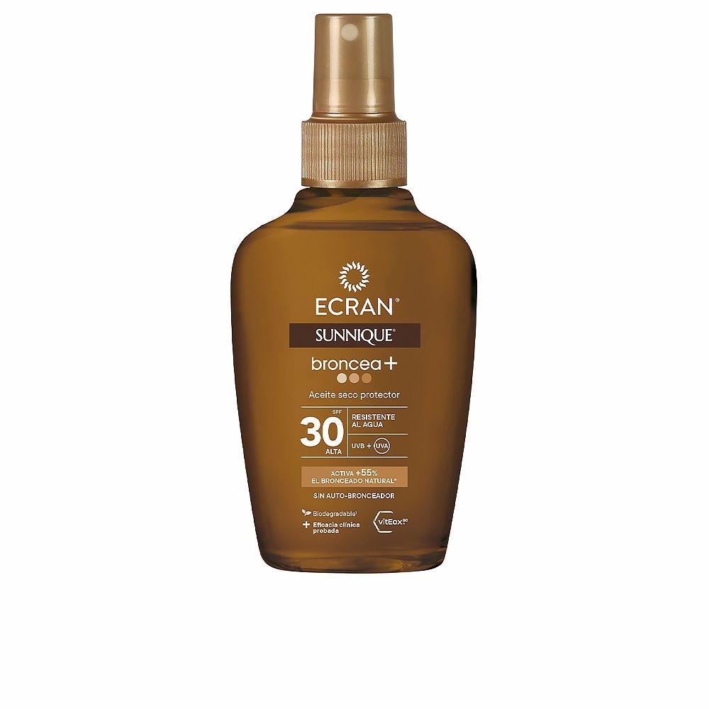 Ecran ECRAN SUNNIQUE broncea aceite seco vapo SPF30 100 ml Unisex