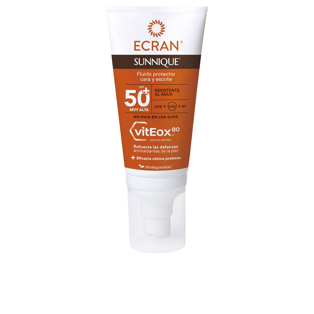 Ecran ECRAN SUNNIQUE fluido protector facial SPF50 50 ml Donna
