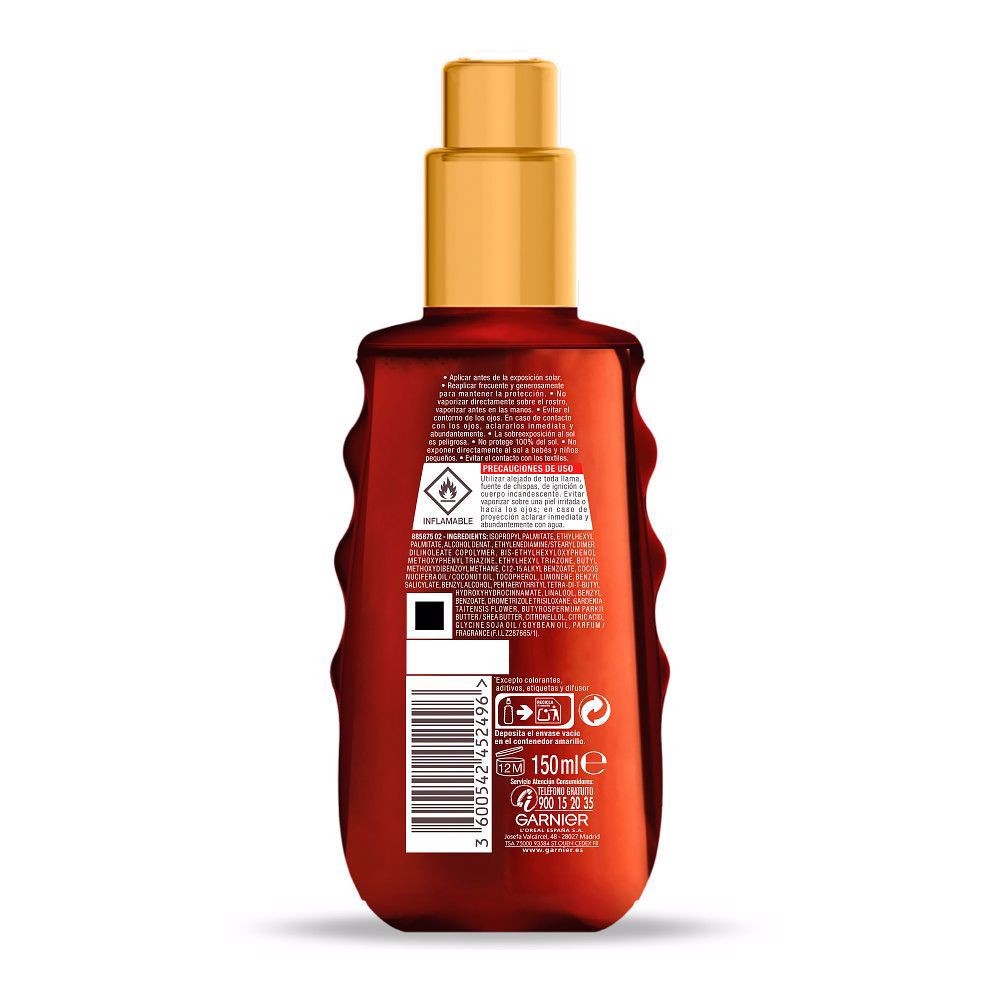GARNIER OLIO PROTETTORE dorato sublime SPF20 spray 150ml unisex