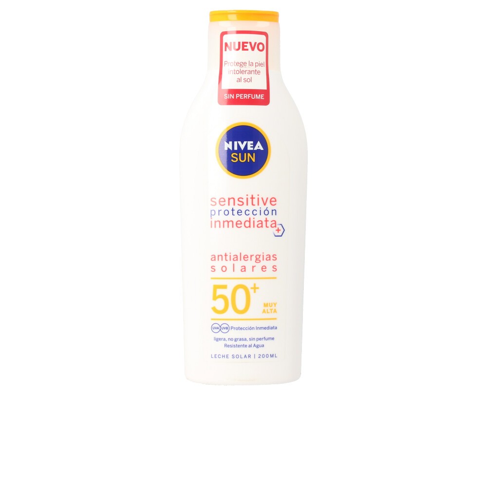 Nivea SUN ANTIALERGIAS SOLARES sensitive SPF50 leche 200 ml Unisex