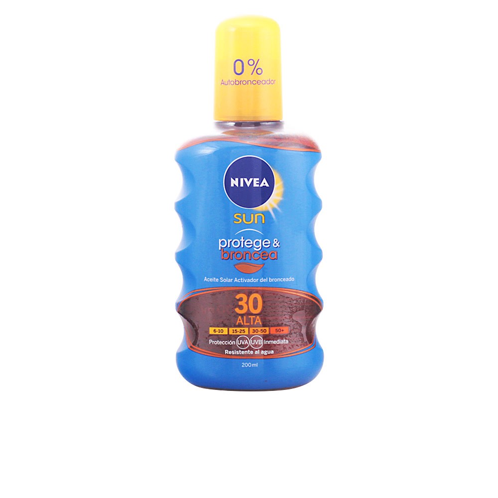 Nivea SUN PROTEGEBRONCEA aceite SPF30 200 ml Unisex