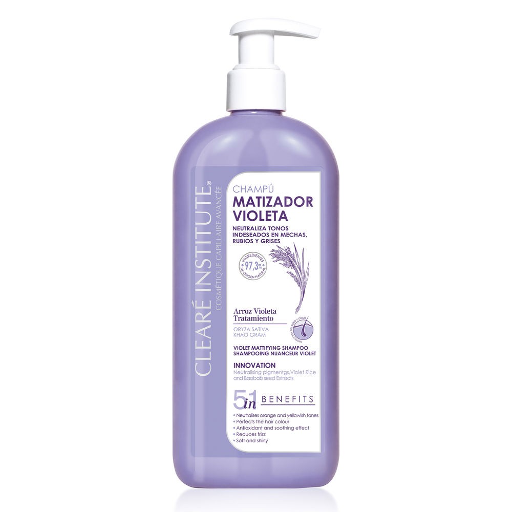 Clear Institute MATIZADOR violeta champ 400 ml Unisex