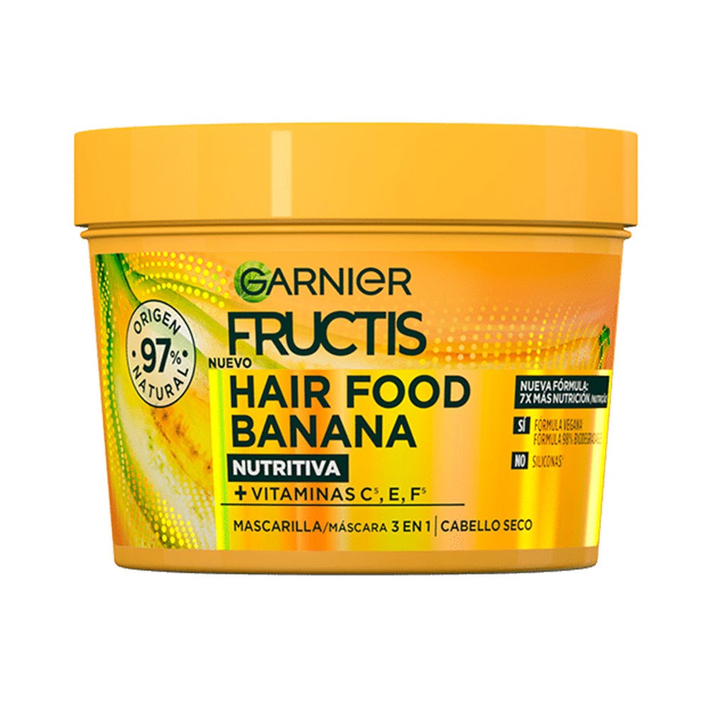 Garnier FRUCTIS HAIR FOOD banana mascarilla ultra nutritiva 390 ml Donna