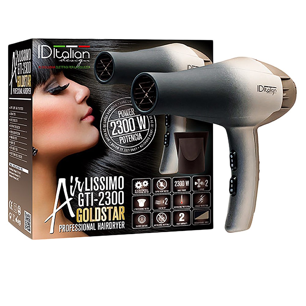 Id Italian AIRLISSIMO GTI 2300 secador gold star Donna