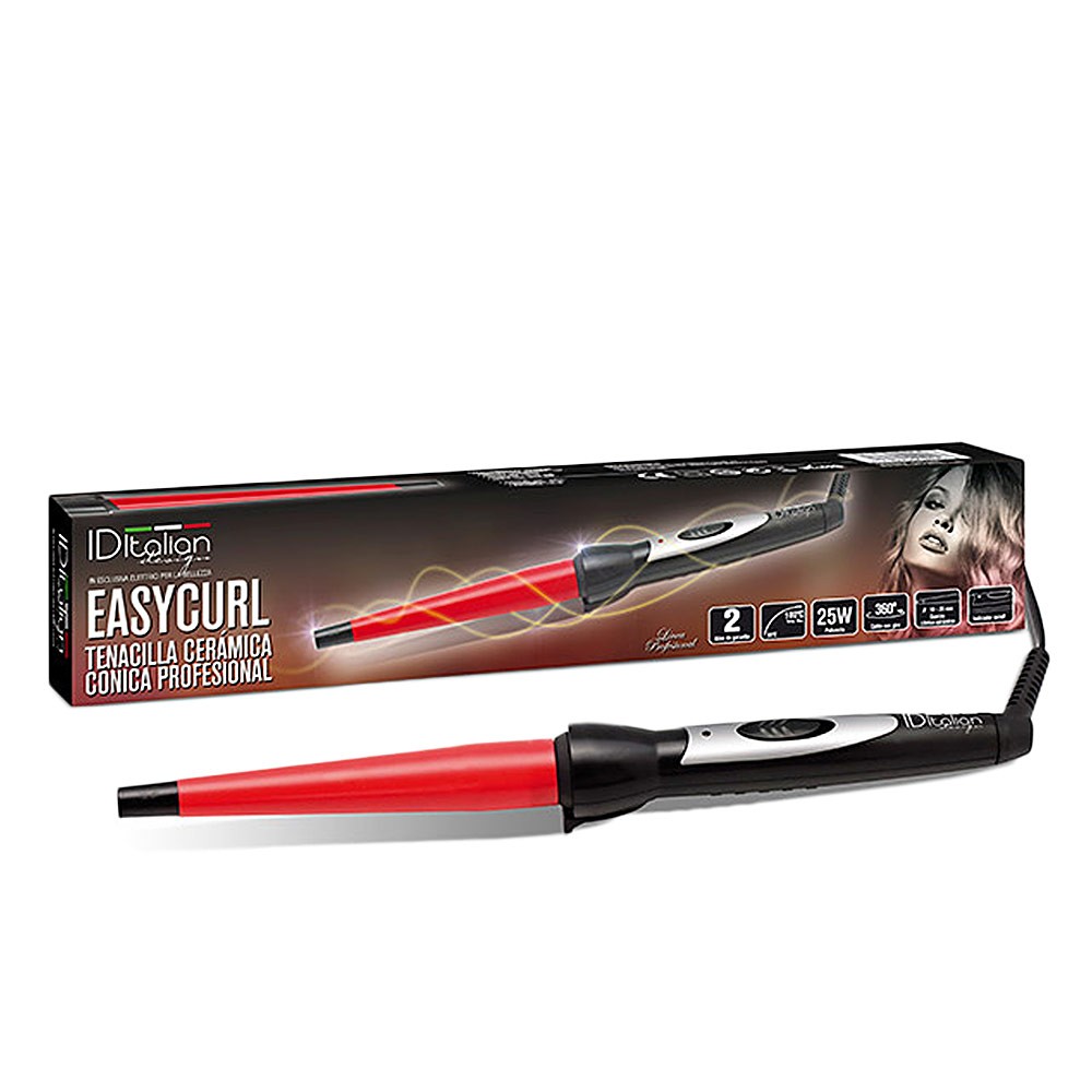 Id Italian EASY CURL tenacilla ceramica conica profesional Donna