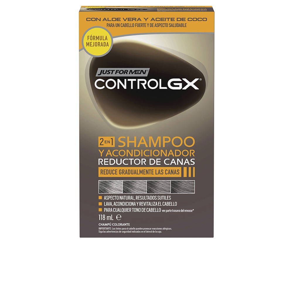 Just For Men CONTROL GX champ reductor de canas con acondicionador 118 ml Uomo