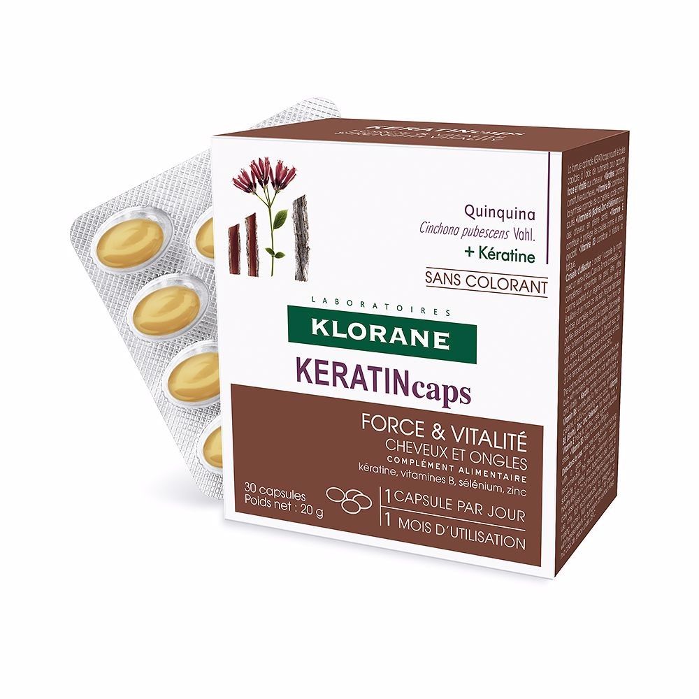Klorane A LA QUERATINA complemento alimenticio cabello y uas 30 u Unisex