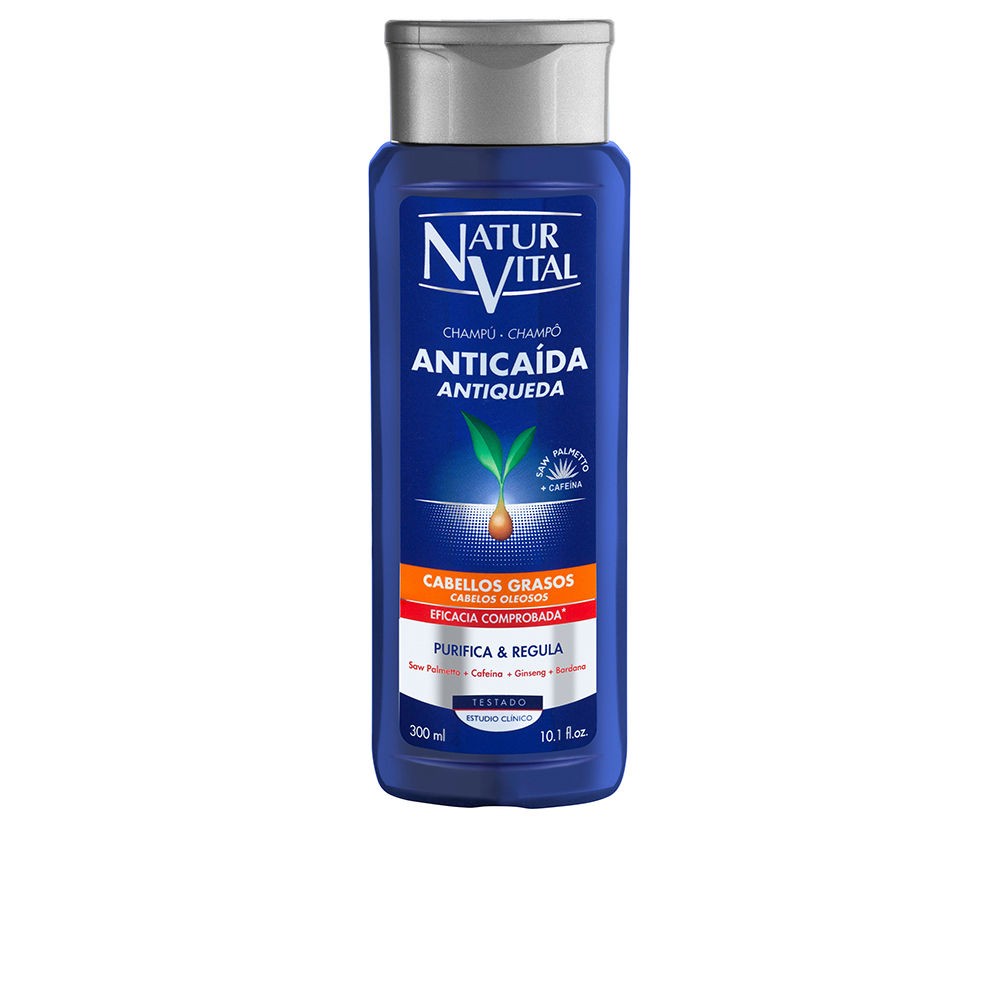 Natur Vital CHAMP ANTICADA cabello graso 300 ml Unisex