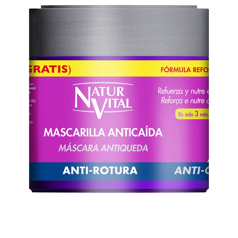 Natur Vital MASCARILLA ANTICADA tratamiento capilar antirotura 500 ml Unisex
