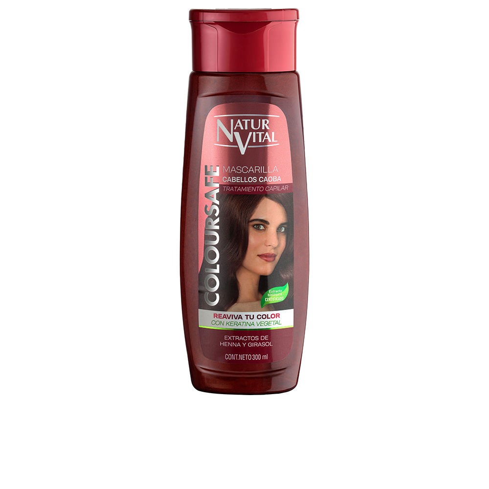 Natur Vital MASCARILLA COLOURSAFE caoba 300 ml Unisex