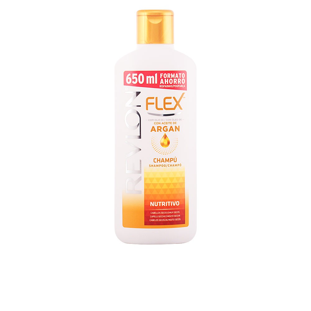 Revlon Mass Market FLEX KERATIN shampoo nourishing argan oil 650 ml Unisex