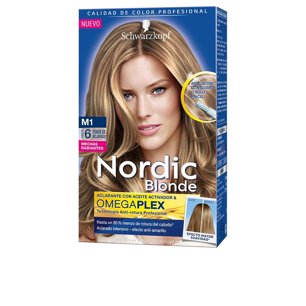Schwarzkopf Mass Market NORDIC BLONDE M1 mechas radiantes Donna