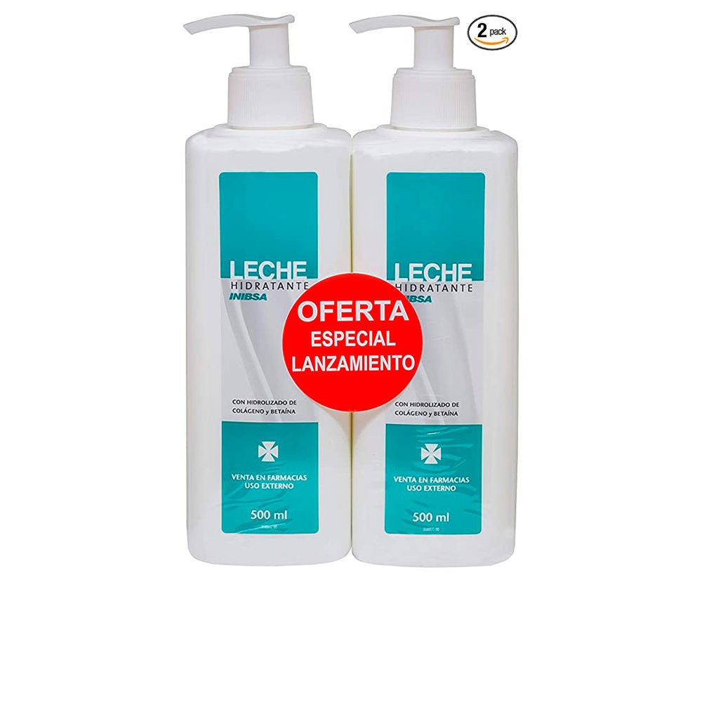 Inibsa LECHE HIDRATANTE dermatolgico 2 x 500 ml Unisex