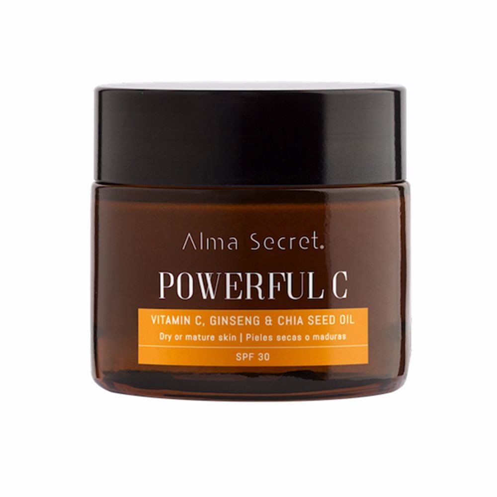 Alma Secret POWERFUL C antiedad iluminadora cha SPF30 50 ml Unisex