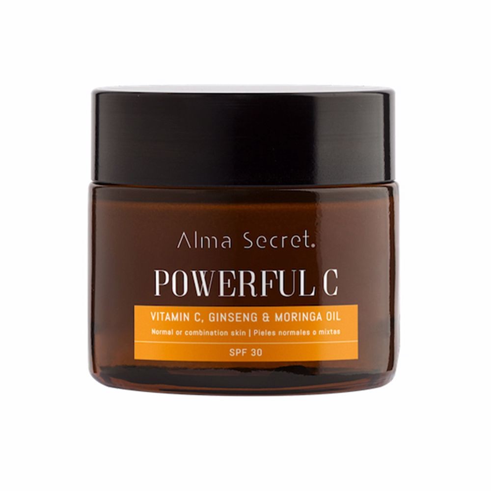 Alma Secret POWERFUL C antiedad iluminadora moringa SPF30 50 ml Unisex
