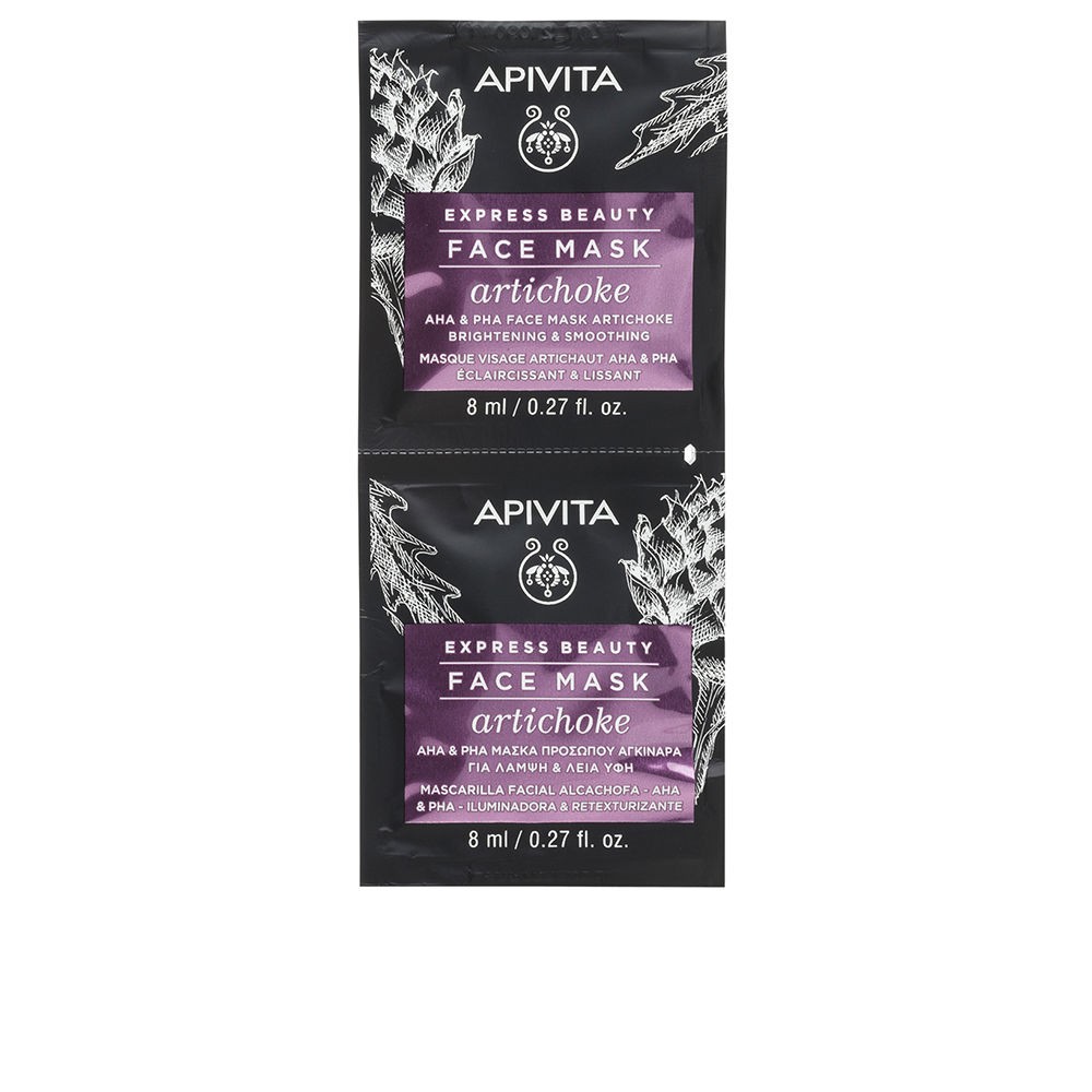Apivita EXPRESS BEAUTY maschera illuminante e ristrutturante 2 x 8ml donna