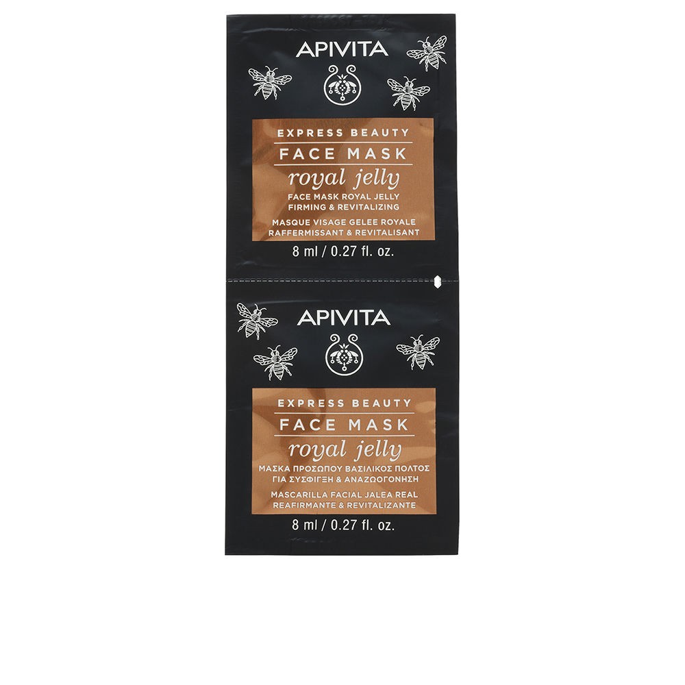 Apivita EXPRESS GOLD mascarilla facial reafirmante con jalea real 2 x 8 ml Donna