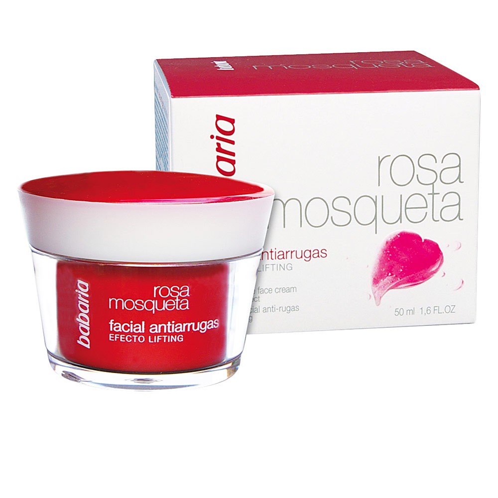 Babaria ROSA MOSQUETA ANTIARRUGAS crema facial 50 ml Donna