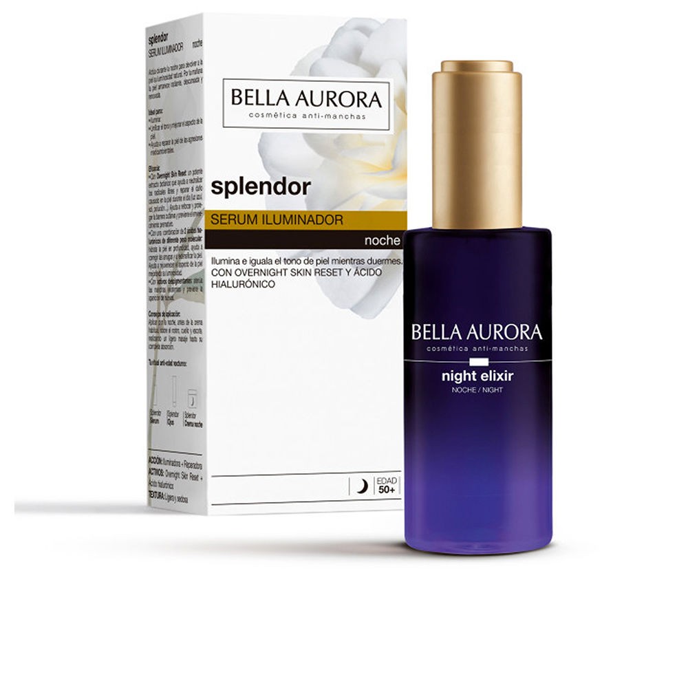 Bella Aurora SPLENDOR serum iluminador nocturno 30 ml Donna