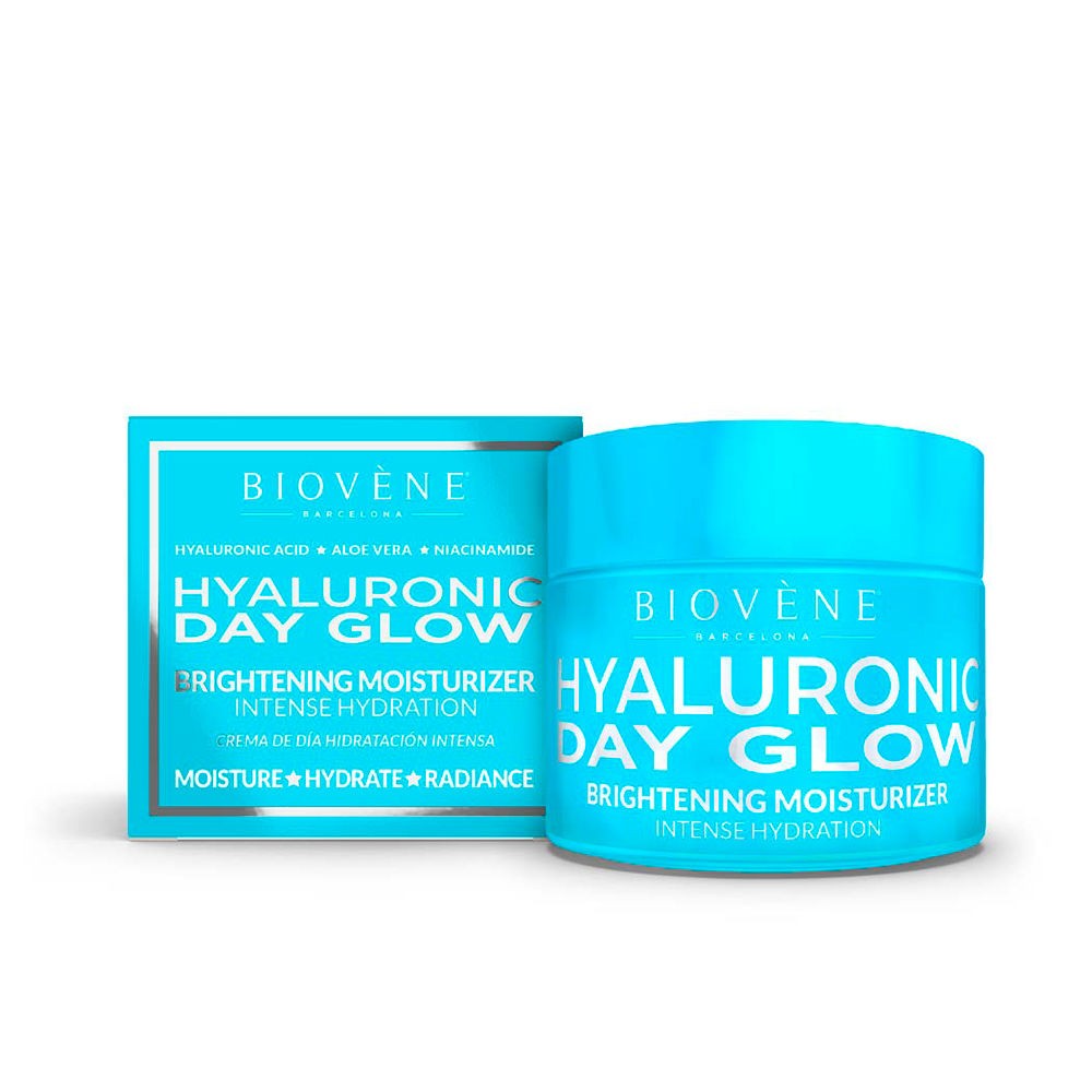 Biovne HYALURONIC DAY GLOW brightening moisturizer intense hydration 50 ml Donna