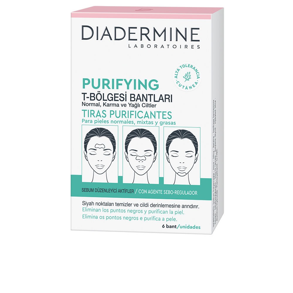 Diadermine TIRAS PURIFICANTES piel normalmixta 6 u Unisex