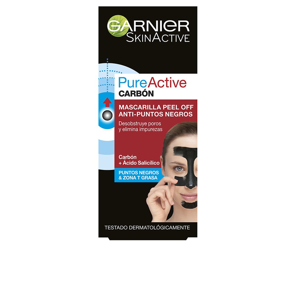 Garnier PURE ACTIVE CARBON mascarilla peeloff puntos negros 50 ml Unisex