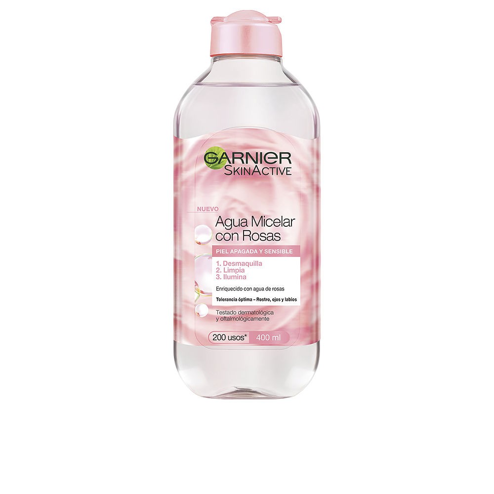 Garnier SKINACTIVE AGUA ROSAS agua micelar 400 ml Donna