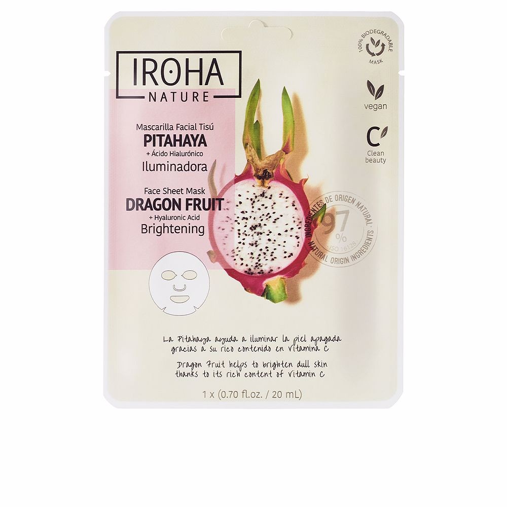 Iroha NATURE MASK dragon fruit hyaluronic acid 1 u Donna