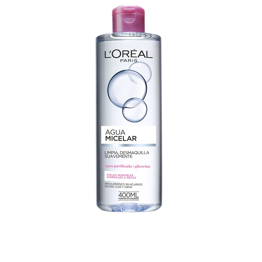 LOral Paris AGUA MICELAR SUAVE pieles sensibles 400 ml Donna