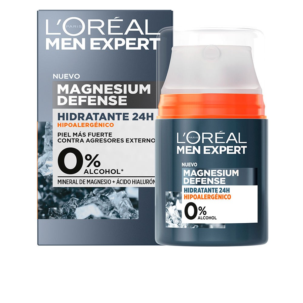 LOral Paris MEN EXPERT MAGNESIUM DEFENSE hidratante 24 h 50 ml Uomo