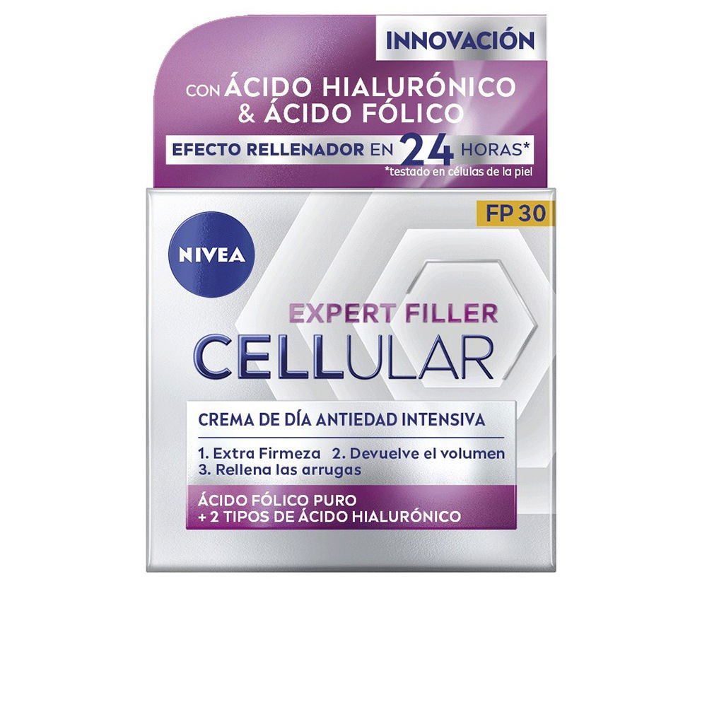 Nivea CELLULAR FILLER hialurnico flico crema da SPF30 50 ml Donna