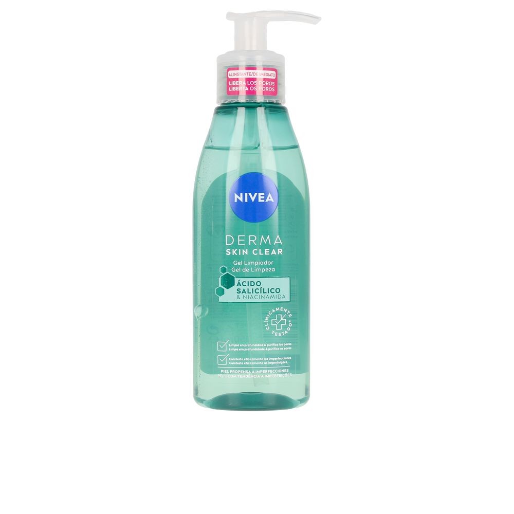 Nivea DERMA cido saliclico niacinamida gel limpiador 150 ml Donna