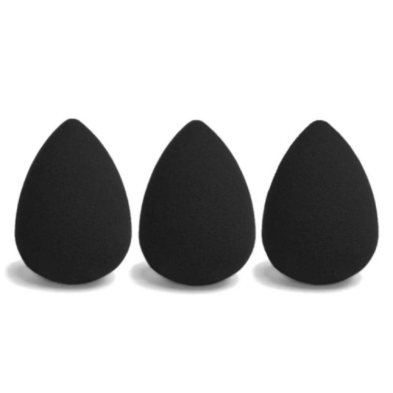 IBRA Set di 3 spugne nere Blender Sponge.