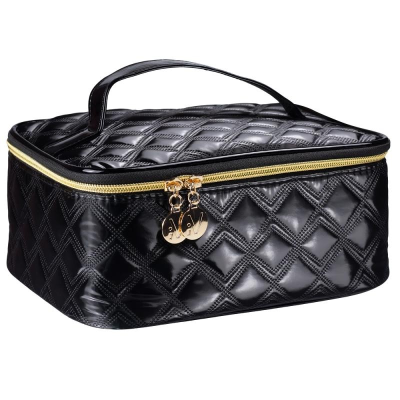 INTER-VION Grande beauty case oro e nero Oro