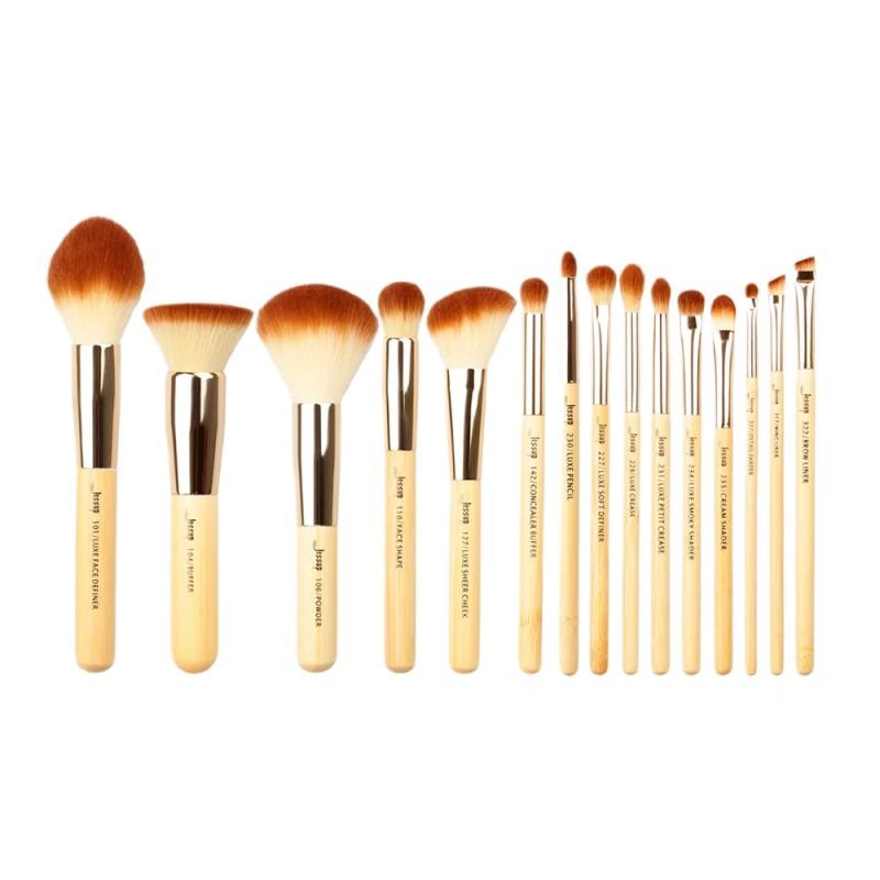 JESSUP SET Make Up Brush pennelli per il trucco del viso T140 15 pezzi.