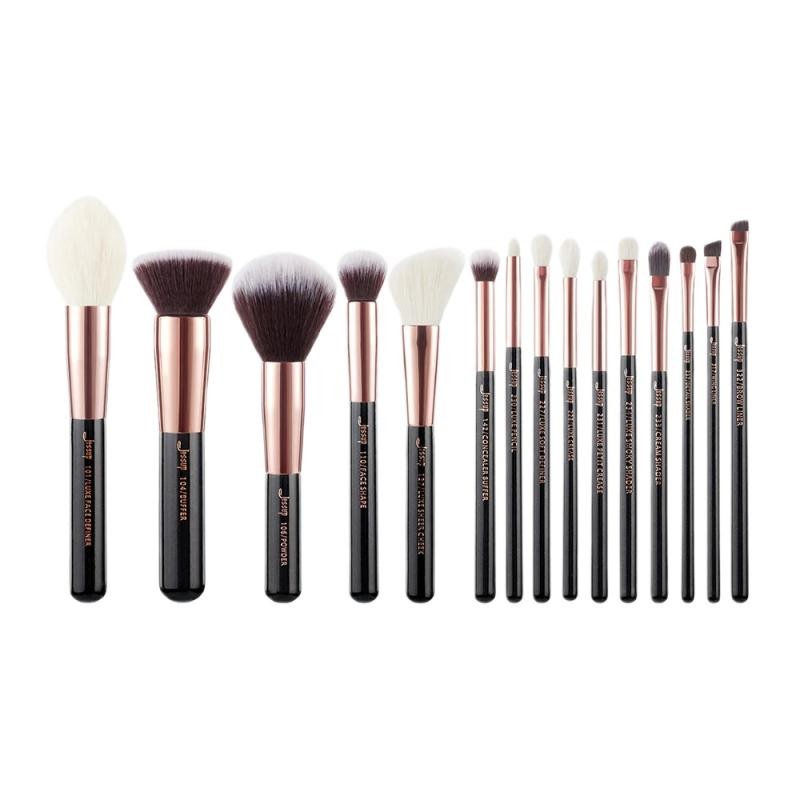 JESSUP SET Make Up Brush pennelli per il trucco del viso T160 15 pezzi.