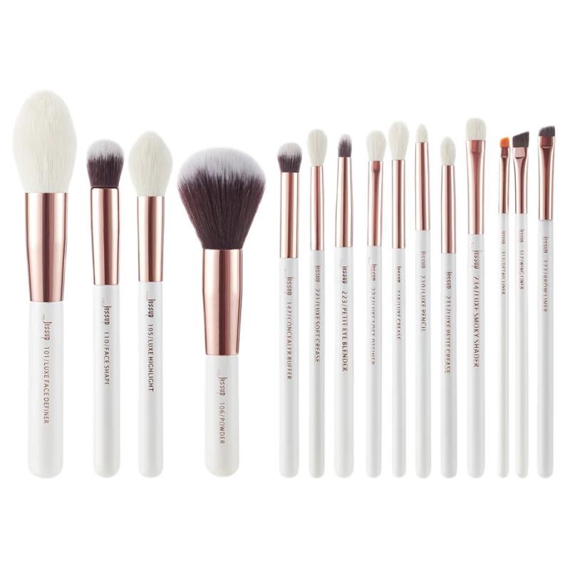 JESSUP SET Make Up Brush pennelli per il trucco del viso T222 15 pezzi.