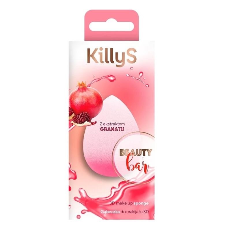 KILLYS Spugna per il trucco 3D Beauty Bar con estratto di melograno