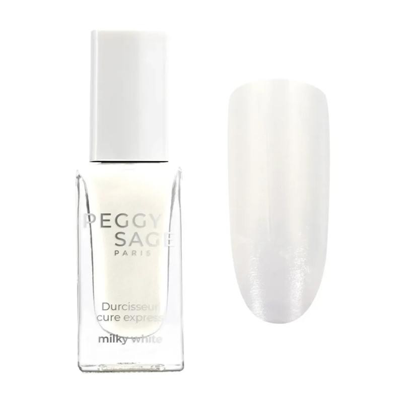 PEGGY SAGE Balsamo per unghie Milky White Express 11 ml