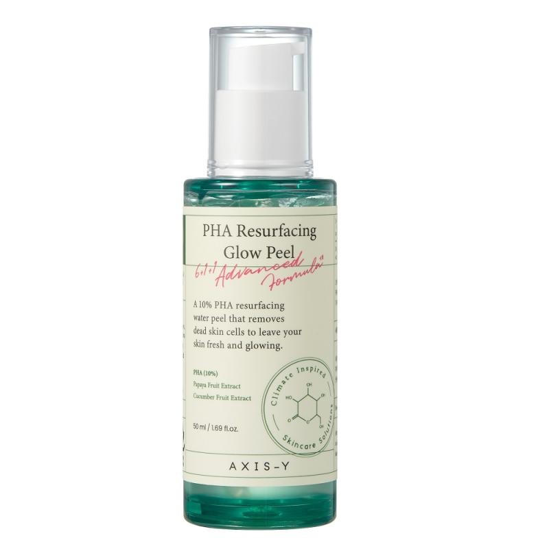 Axis-y pha resurfacing glow peel peeling acido per il viso 50 ml