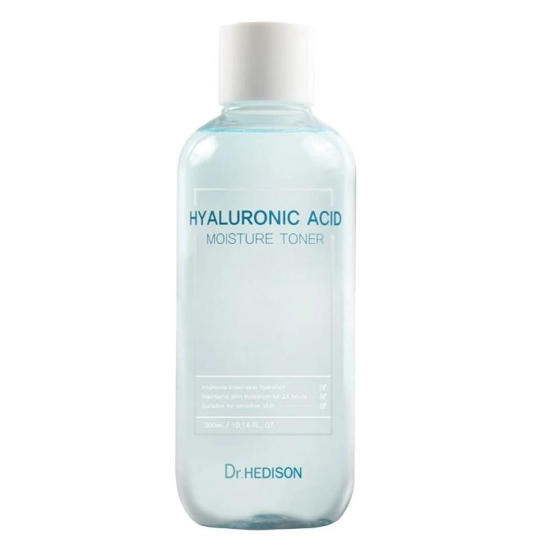 Dr.hedison tonico idratante e rassodante per il viso all'acido ialuronico beta glucan 300 ml