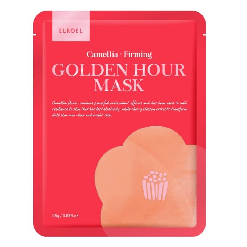 Elroel maschera viso golden hour mask camelia 25g