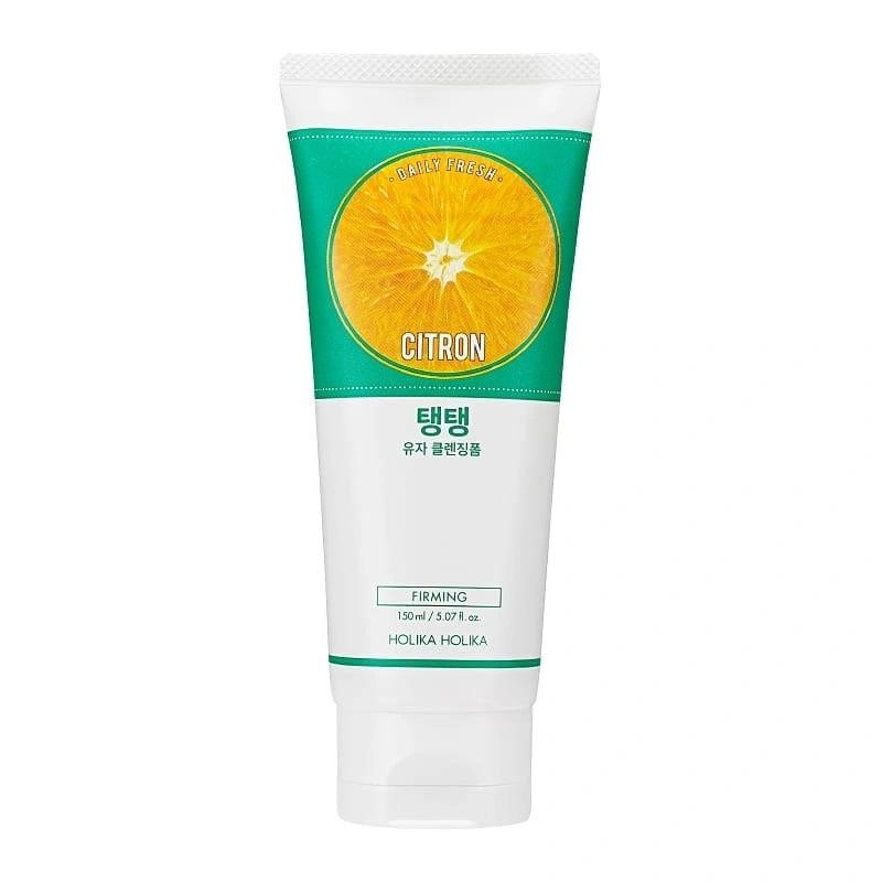 Holika holika daily fresh citron cleansing foam schiuma detergente per il viso con estratto di limone 150 ml