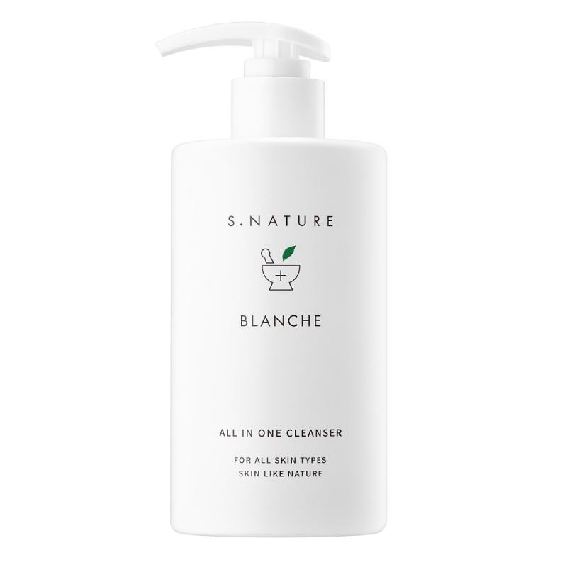 S.nature blanche cleanser gel detergente idratante per viso e corpo 260 ml
