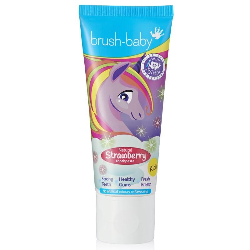 Brush baby dentifricio unicorno per bambini dai 3 anni fragola 50ml