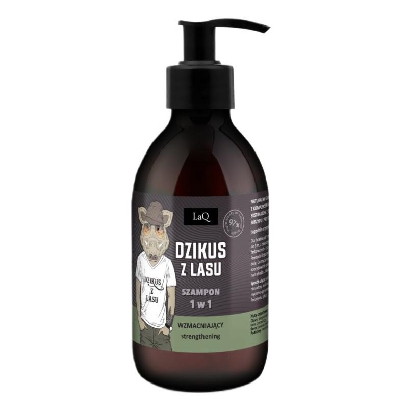 Laq shampoo rinforzante dzikus z lasu 1 in 1 300 ml